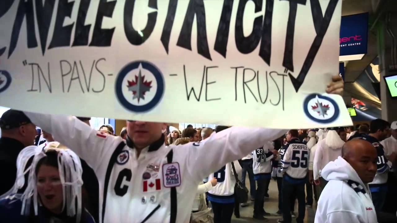 Winnipeg Jets vs Anahem Ducks Playoffs Game 3 Whiteout MTS Centre 