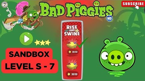 Bad Piggies Full Walkthrough [All Stars & Hidden Items]