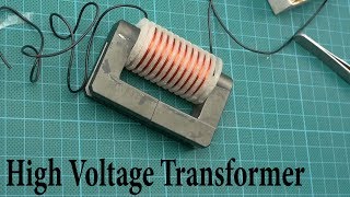 How to make a High Voltage Transformer