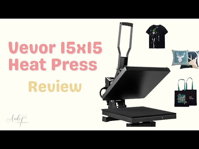 VEVOR Heat Press, 15x15 Power Heat Press Machine, Fast Heating, High Pressure Heat Press Machine for T-Shirt, Digital Industrial Sublimation Printer