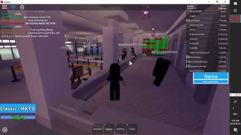 ROBLOX Hilton Hotels report for proof | 2 exploiters, speed spinning!