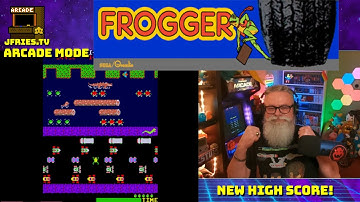 Highlight: Arcade Mode - Frogger - New High Score - 14410