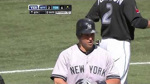 2011/09/17 Granderson scores on error