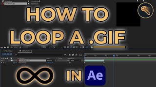 How to keep a gif looping in after effects screenshot 5