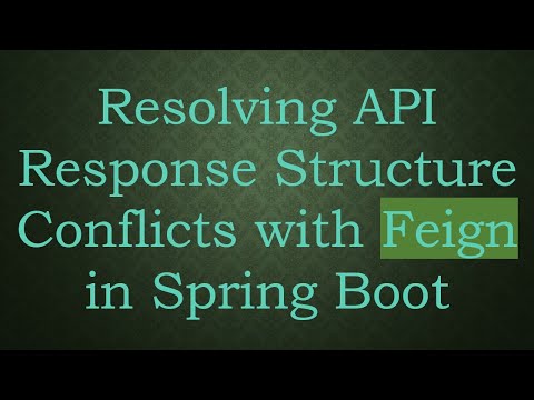 Resolving API Response