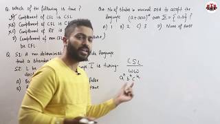 3 Imp Questions on TOC(Theory of Computation) | Automata | NTA NET June 2021