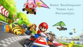 Como Desbloquear Personajes De Mario Kart 7 | HD