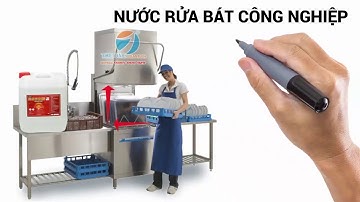 Nước rửa chén bát dùng cho máy rửa bát công nghiệp trong nhà hàng