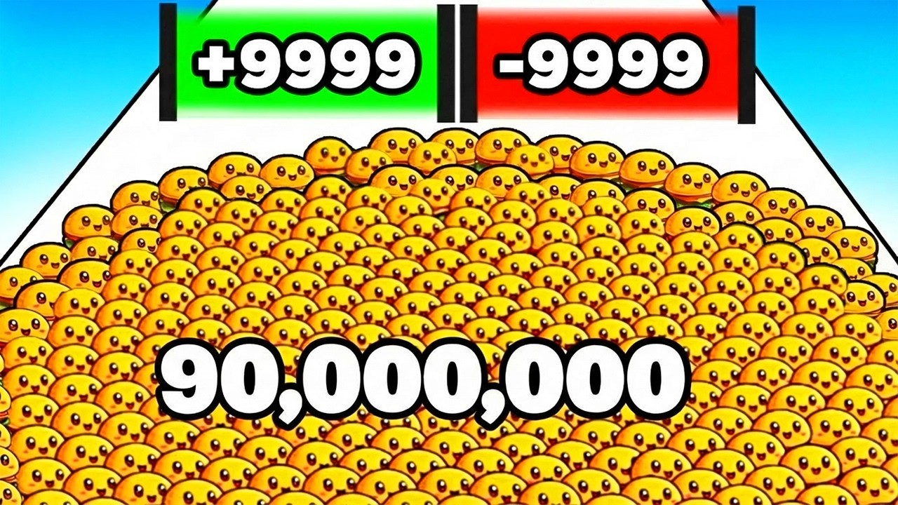 🍔Food Run🔥 TikTok Trending Satisfying Mobile Game All Levels Unlocked!