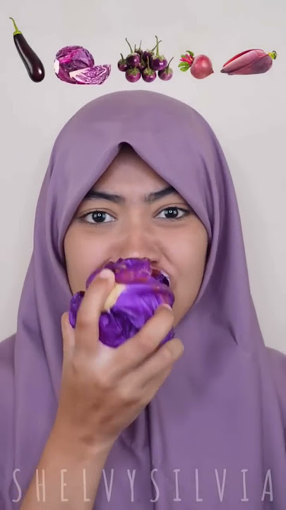 MAKAN LALAPAN WARNA UNGU💜✨ next apalagi?!