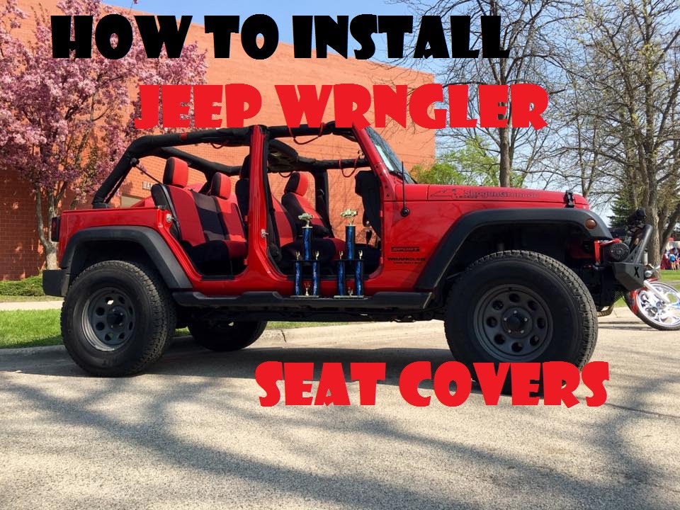 How to Install Jeep Wrangler Neoprene Seat Covers From Ebay - YouTube