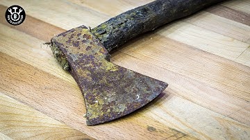 Expert Turns Old Ax into a MASTERPIECE- & It