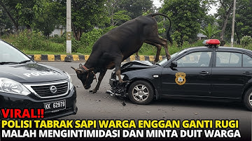 VIRAL‼️POLISI SOMBONG APES TABRAK SAPI KAKEK PENGGEMBALA, CUCUNYA TNI KOPASSUS ,BENTROK EPIC‼️