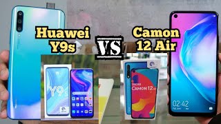 Huawei Y9s vs Tecno Camon 12 Air SpeedTest & Camera Comparison| Y9s vs Camon12 Air|Huawei Y9s Review