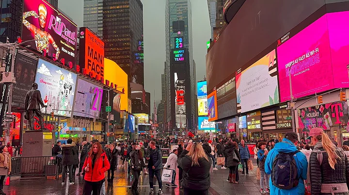 New York City LIVE Foggy Midtown Manhattan (Januar...