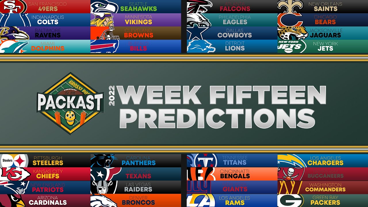 NFL Week 15 Predictions YouTube