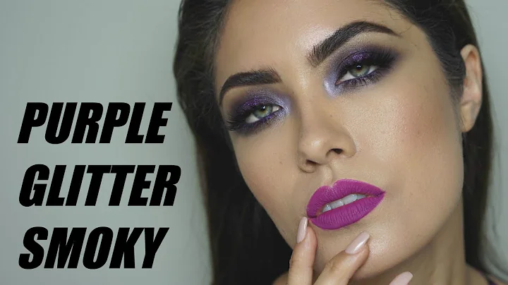 Purple Glitter Smoky Eyes | Melissa Alatorre