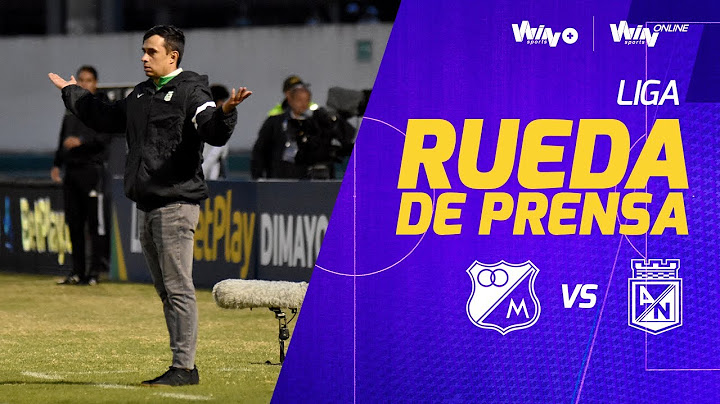 Rueda de prensa de Nacional tras su partido con Millonarios