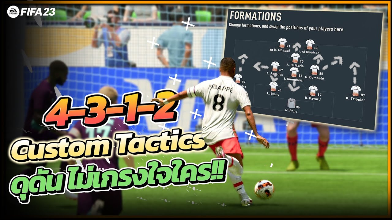 FIFA 23 Custom Tactics 4 3 1 2 fifa-23-custom-tactics-4-3-1-2