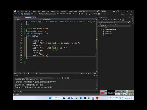 How to devide two numbers in C++ - YouTube