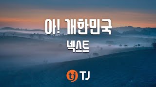 Video thumbnail of "[TJ노래방] 아!개한민국 - 넥스트 / TJ Karaoke"