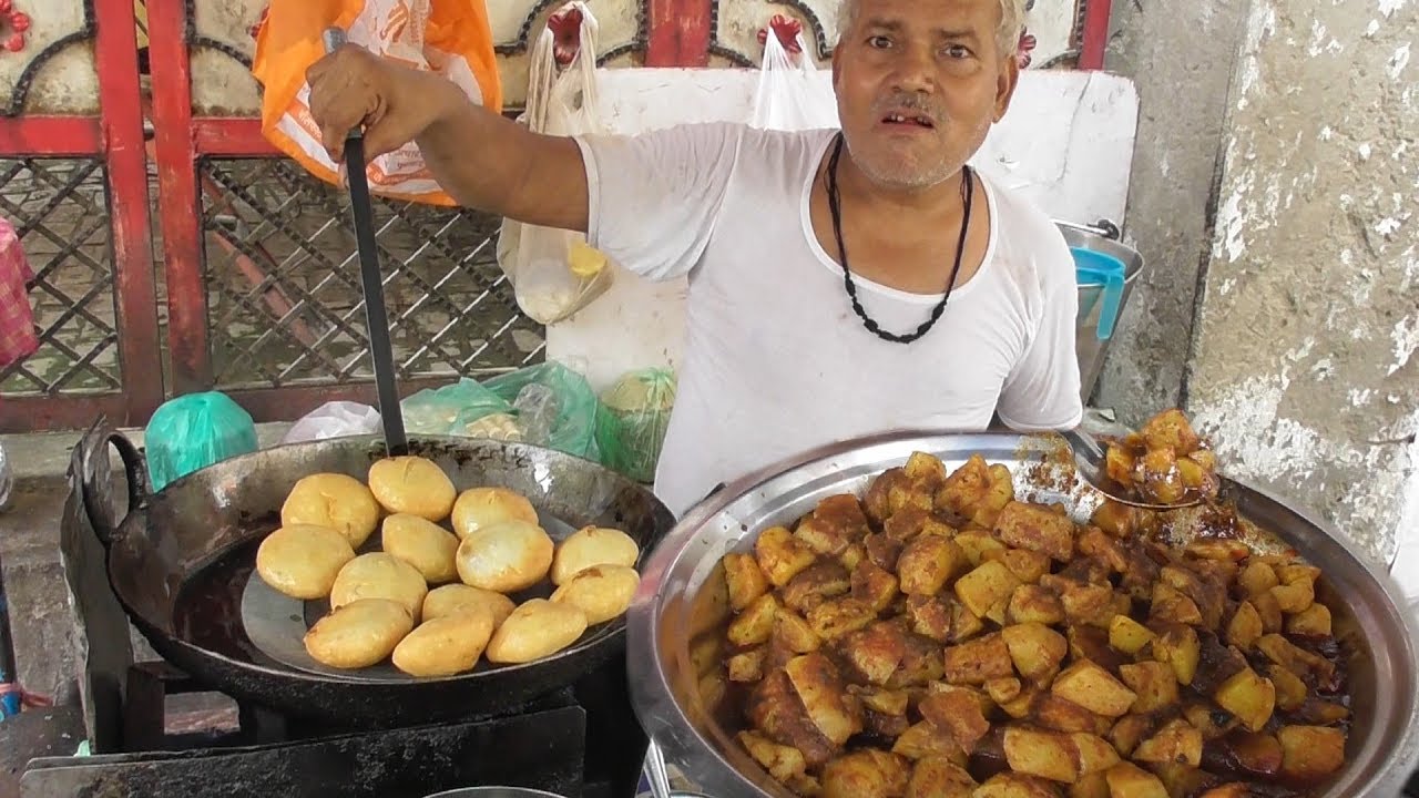 Subha Ka Nasta (Morning Breakfast) | Chaha ka Khasta Kachori K Sath | Crispy Indian Street Food | Indian Food Loves You
