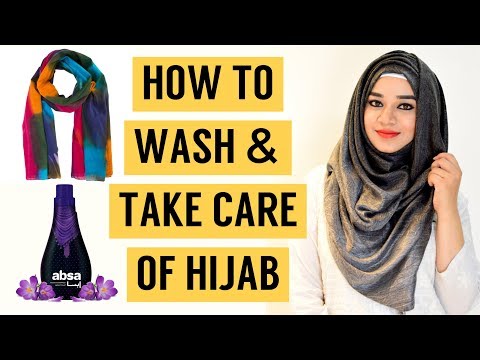 How To Wash & Take Care Of Hijab | Absa Abaya Shampoo | Ramsha Sultan