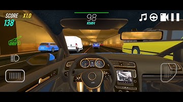 Racing in Car 2021. - POV traffic driving simulator