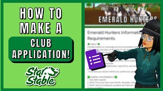 How to Make a Star Stable CLUB APPLICATION! 🖥️ Star Stable Online screenshot 5