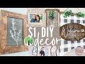 DIY Dollar Tree Modern Farmhouse Decor  + How to paint foam board to look like wood