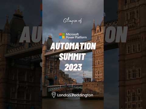 And that's a wrap for #AutomationSummit 2023! #london #powerautomate #powerplatform @Powerthon