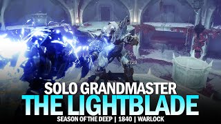 Solo Grandmaster Nightfall - The Lightblade (Warlock) [Destiny 2 Season of the Deep]