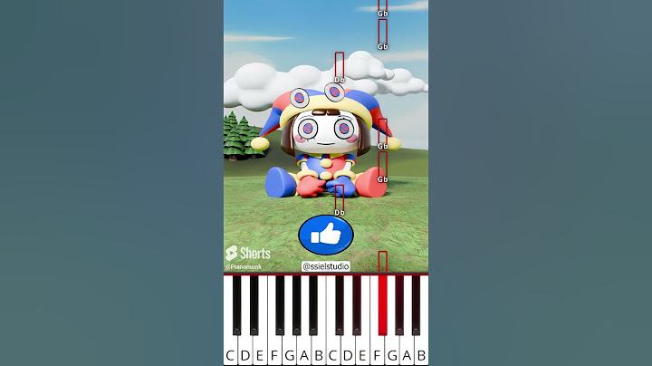 How many times Pomni catch motion? The Amazing Digital Circus (@ssielstudio) - Octave Piano Tutorial