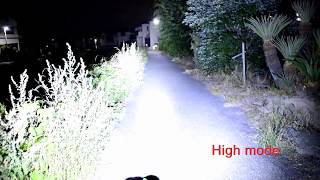 Amazonで買った中国製超強力自転車ライトCREE XM L T6 4800ｌｍの実力