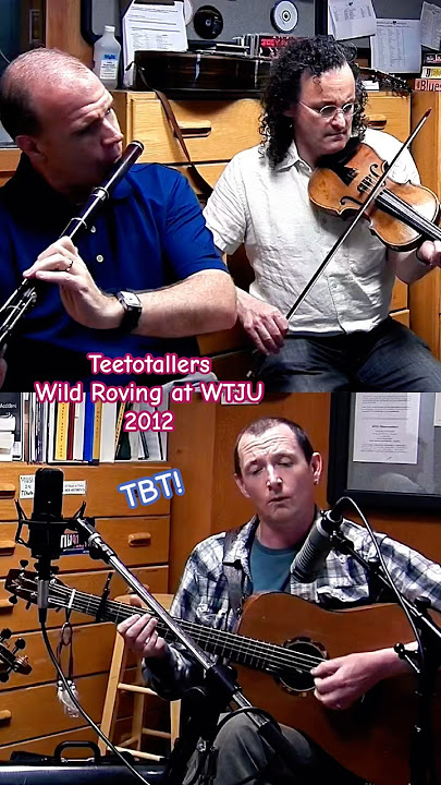 TRAD Irish TEETOTALLERS, Doyle (SOLAS), Crawford (LUNASA) & Hayes play The WILD Rover, TBT WTJU 2012
