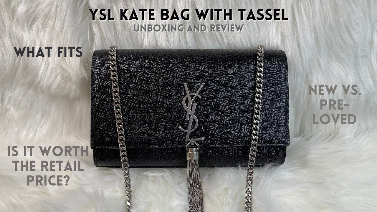 YSL KATE BAG SMALL  SAINT LAURENT HANDBAG UNBOXING & REVIEW 