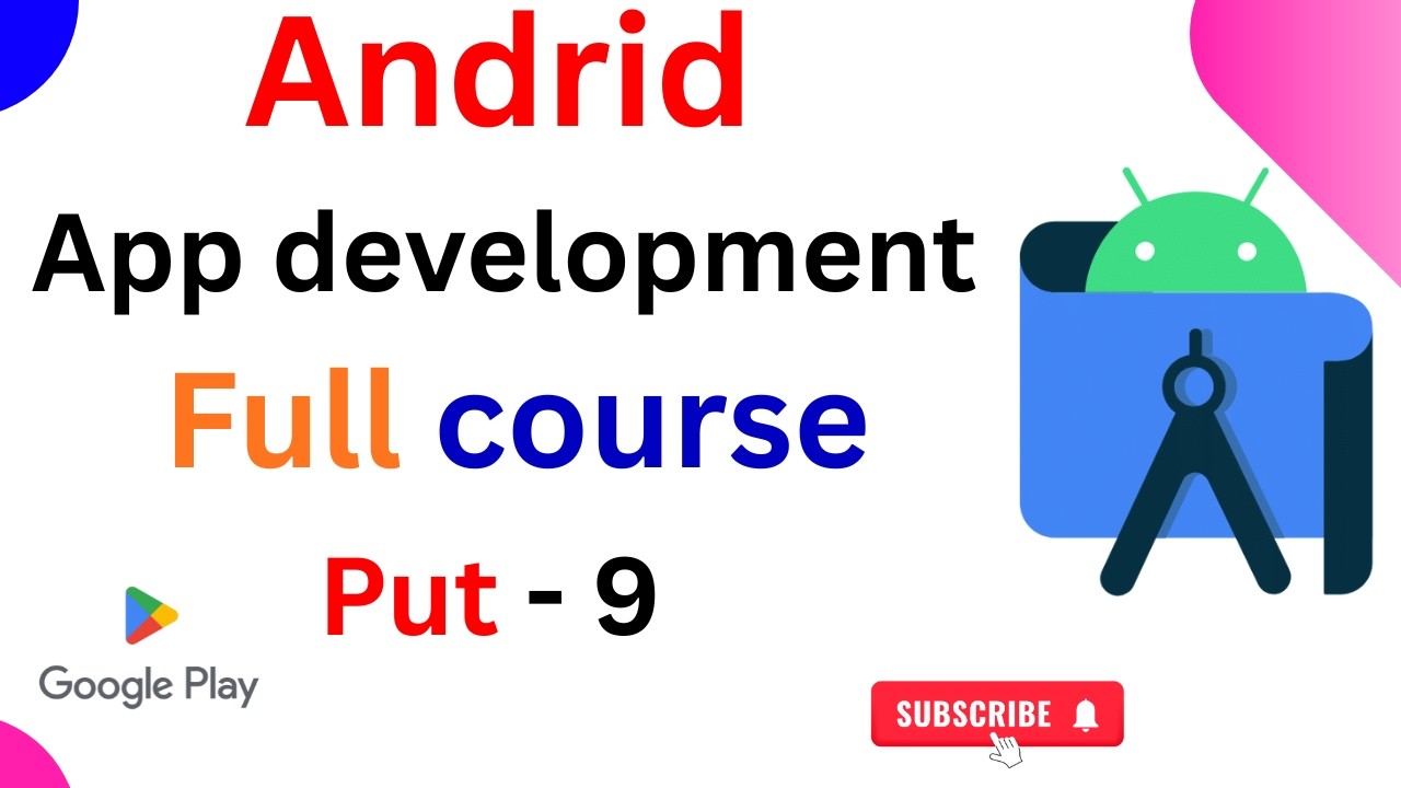Android App Development Full Course | Dealing With Java - YouTube