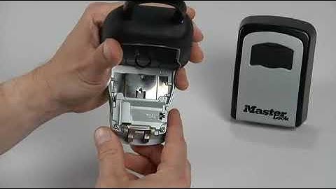 Masterlock 5401 Instructievideo