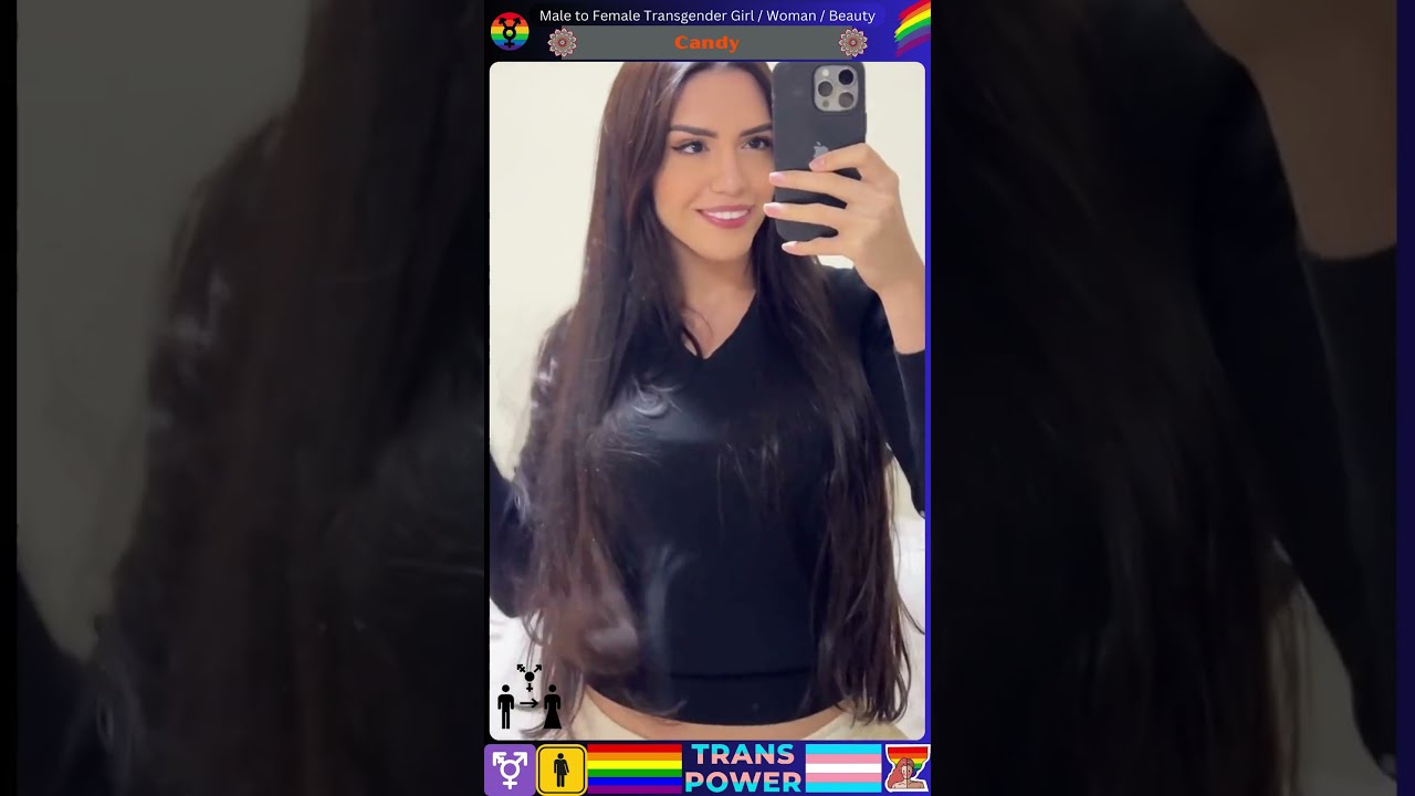 Male To Female Trangender Woman Candy Viralvideo Shortvideo Transgender Mtf Lgbt Shorts