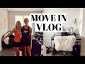 COLLEGE MOVE IN VLOG | road trip, decorating, meet my ROOMMATE!