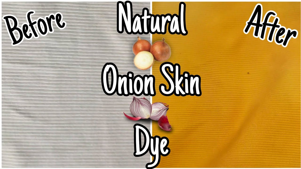 Natural Onion Skin Dye 🧅 DIY Plant Fabric Dye 🧅