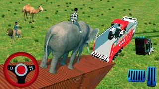 Elephant Transport 🔥 Mission 🐘 | Tractor vs Truck Challenge 😱 | Gaming Adventure #truck #gaming