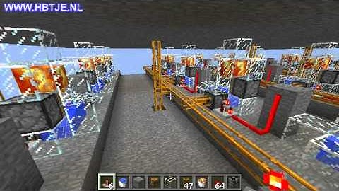 Automatic cobblestone factory in minecraft (tekkit)