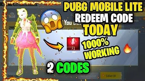 🔥 FOREST ELF SET REDEEM CODE PUBG MOBILE LITE | PUBG LITE REDEEM CODE TODAY | PUBG LITE REDEEM CODE
