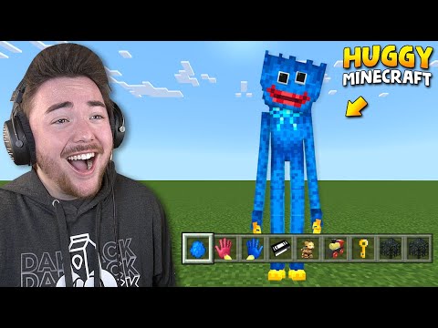 PLAYING THE HUGGY WUGGY MINECRAFT MOD... (its amazing)