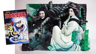 ガレージキット石原豪人の「女郎ぐも」塗装完成！