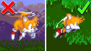 Tails New Flying Physics Are Crazy Properly Flying Tails Mod Sonic 3 A.i.r. Mods Gameplay