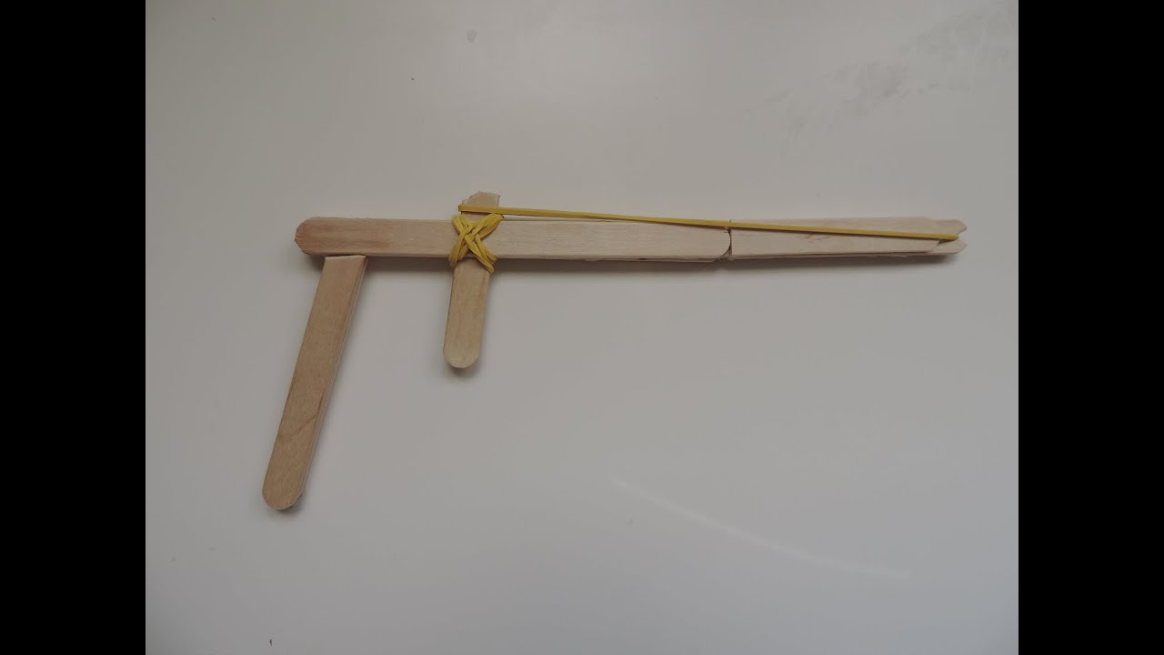 How To Make A Rubber Band Gun Out Of Popsicle Sticks 