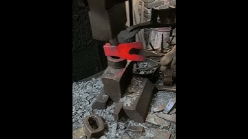 The axe hole corrects the forging- Good tools and machinery make work easy