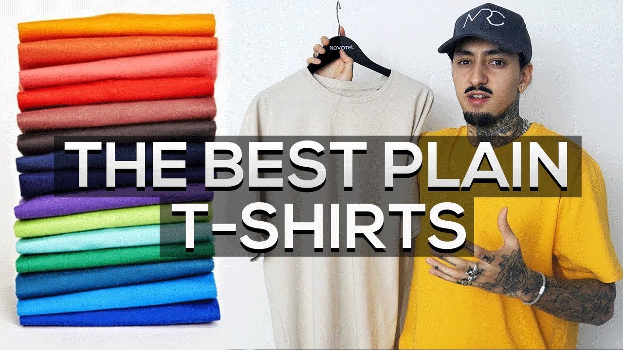 THE BEST PLAIN T SHIRTS | MENS ESSENTIALS YouTube